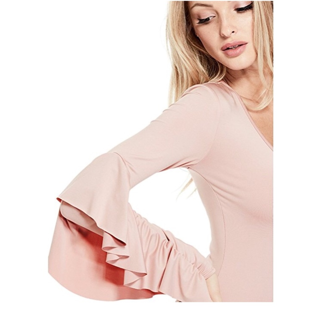 GUESS Rylie Ruffled Bodysuit - Picture 4 of 4